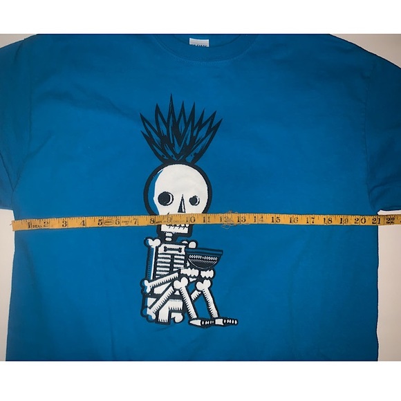 Mildgro tequila double sided graphics T-shirt Day of the dead - Picture 3 of 6